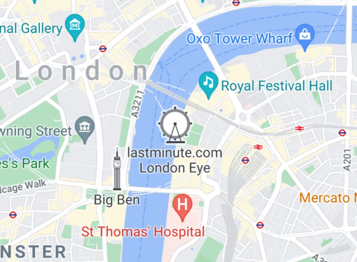 Blick auf Zentral-London