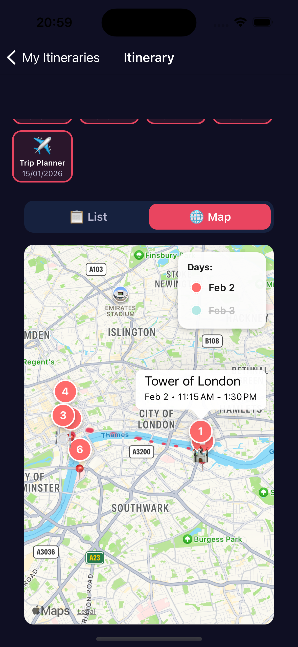 T-Bud app interface
